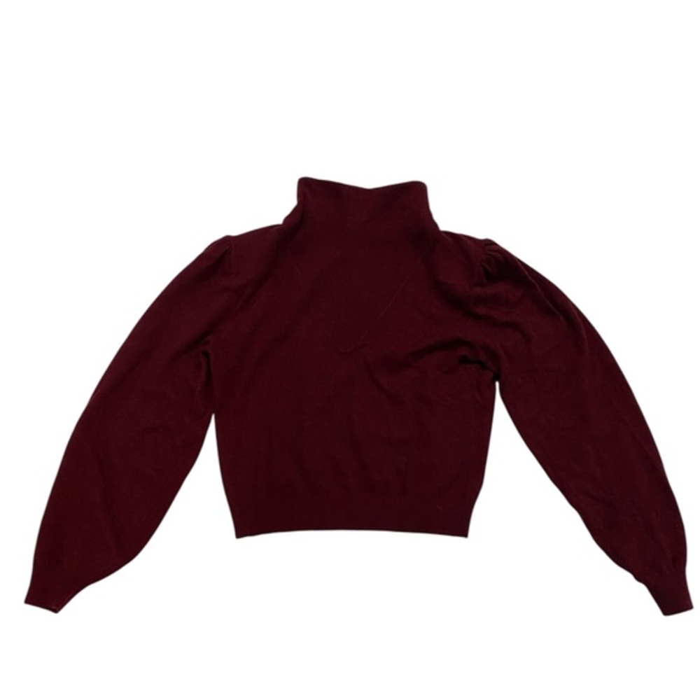 Veronica Beard burgundy cashmere sweater